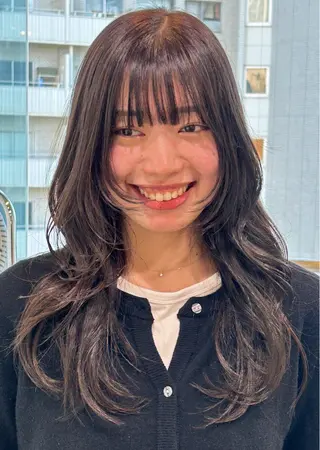 ロング カラー ナチュラル大人っぽい スタイル MAORIのヘアスタイル