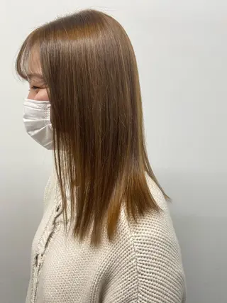 セミロング カラー 🌼ハイライト透明感 🌼maiのヘアスタイル