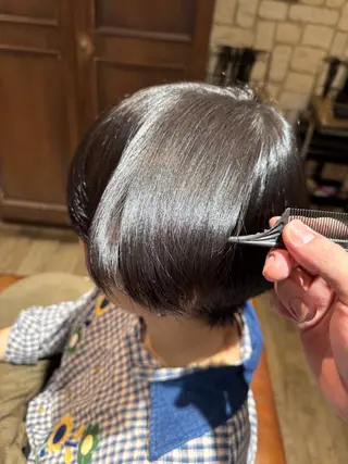 ショート 小野聡一郎/デザイン カラー/縮毛矯正特化のヘアスタイル