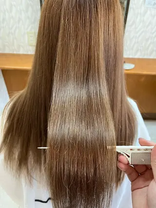 ロング カラー 熊谷 はつなのヘアスタイル