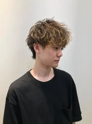 ショート パーマ メンズ ショートヘア相談所✨ 澤里大のヘアスタイル