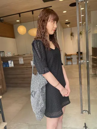 セミロング パーマ パーマ指名No1 /namiのヘアスタイル