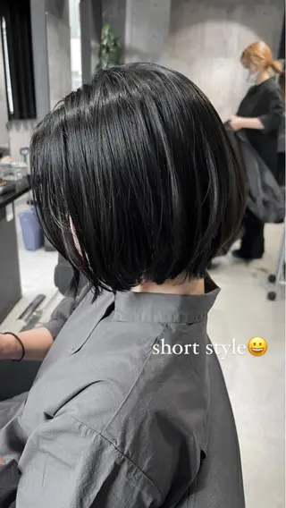 ショート カラー ヘアアレンジ _WHITE京橋店所属・髪質改善_WHITE RYUSUKEのヘアスタイル