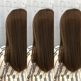 ロング カラー 金沢 広美のヘアスタイル