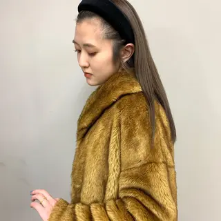 ロング カラー パーマ/ボブ/ レイヤー/豊浦翔太のヘアスタイル