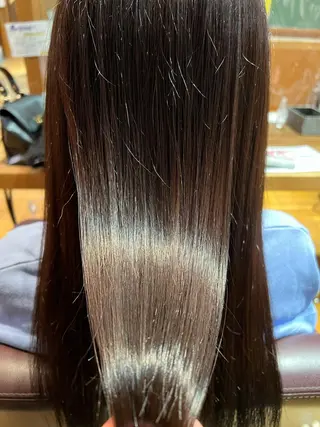 セミロング カラー パーマ Artist 藤﨑紘成のヘアスタイル