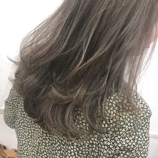 ロング カラー 前髪顔周り✂️店長 ❤️アマミヤ❤️のヘアスタイル