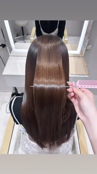 ロング 桃瀬 綾音 カラーモデル募集中♡のヘアスタイル