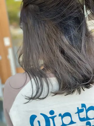 セミロング カラー Snaly カラー特化ページのヘアスタイル