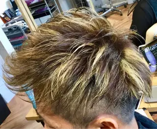 カラー パーマ メンズ Chuaile【シュエール】所属・𓏸𓈒𓂃早坂 浩行𓂃𓈒𓏸のヘアスタイル