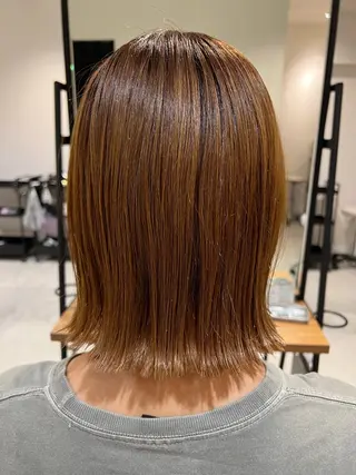 ショート 透明感韓国風🦋 寒色カラー🦋レイナのヘアスタイル