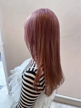 ロング カラー 西村 錬之介のヘアスタイル