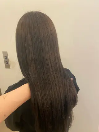 ロング カラー 髪質改善＆トリートメント over hair所沢店所属・韓国風/レイヤー/ 𝑵𝒂𝒏𝒂🩶のヘアスタイル