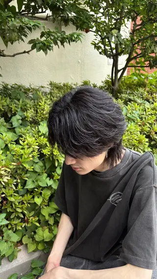 メンズ 髪質改善カラー&トリートメント専門店BLOOMA原宿所属・はやと /メンズセット/上野のヘアスタイル