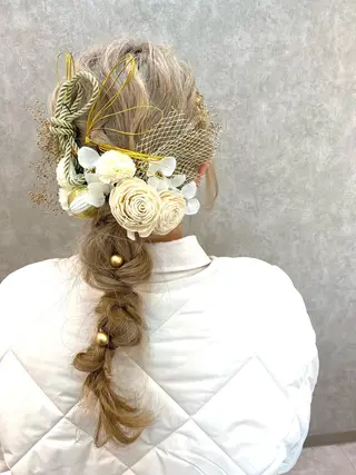 ロング カラー ヘアアレンジ 【enil代表】 杉林和哉のヘアスタイル