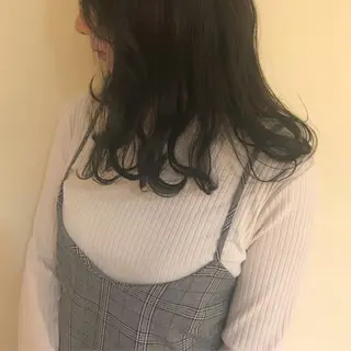 ミディアム カラー コマツリサ ROCCO eastのヘアスタイル