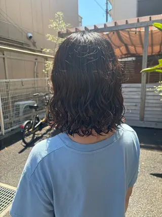 パーマ マツムラ ミサキのヘアスタイル