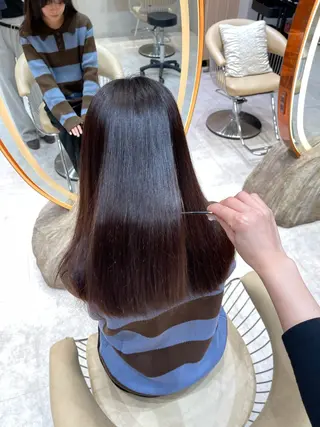 ロング 竹田 真梨子のヘアスタイル