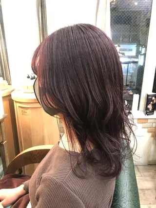 ミディアム ❤︎大人シック ベージュrihoのヘアスタイル