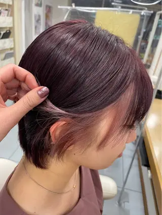 ショート ブリーチカラー特化 美容師/𝕐𝕌𝕀のヘアスタイル