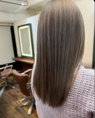 セミロング カラー bamboograss Second所属・FUKASE AYANEのヘアスタイル