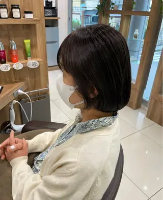 ショート luck みうのヘアスタイル