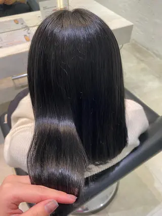 ミディアム 🍋暖色カラーヘアア レンジniina🍋のヘアスタイル