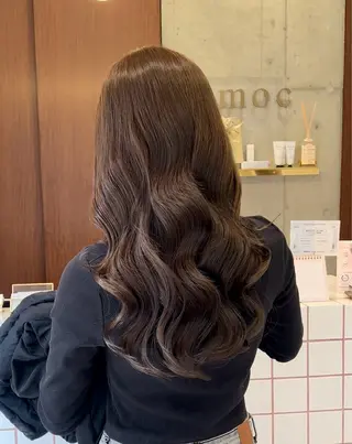 ロング カラー 立川 🫧 ブリーチ 艶髪カラー🧸✨️のヘアスタイル