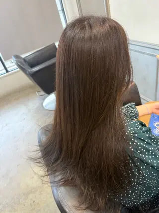 ロング カラー RU NAのヘアスタイル