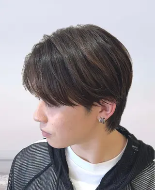 ショート パーマ メンズ メンズパーマ特化型 /京橋/栗野京弥のヘアスタイル