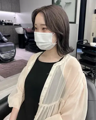 ミディアム カラー kimika🥑 メンズ/髪質改善のヘアスタイル