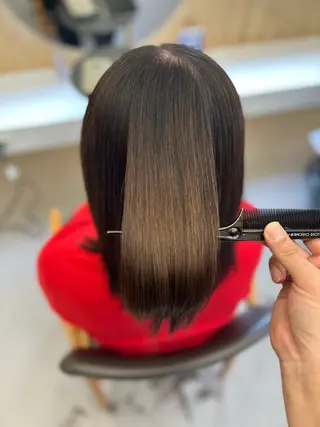 セミロング 【髪質改善特化】青山 真輔/髪質改善のヘアスタイル