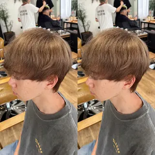 カラー メンズ センターパート /植田のヘアスタイル