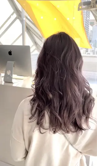 セミロング カラー ALLEN hair 京橋店のヘアスタイル
