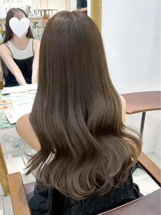 ロング 韓国ヘア🇰🇷／ 艶カラー鈴木萌愛🩶のヘアスタイル