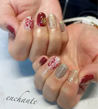 ネイル アンシャンテ所属・enchante 自由が丘のネイルデザイン