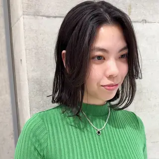 ミディアム カラー 💎ボブ/似合わせの 達人/縮毛矯正/畔上のヘアスタイル