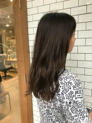 ロング カラー 竹嶌 健吾のヘアスタイル