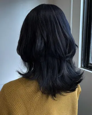 ミディアム カラー 🦢透明感カラー ayaka🌹のヘアスタイル