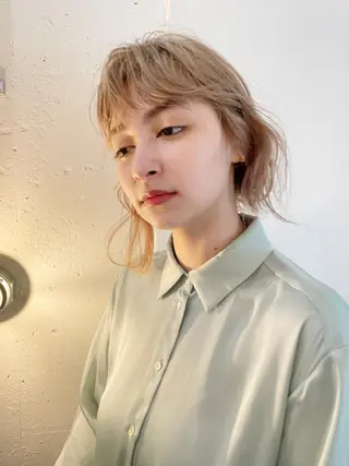 ミディアム 🌼U24 ヘアデザインラボのヘアスタイル