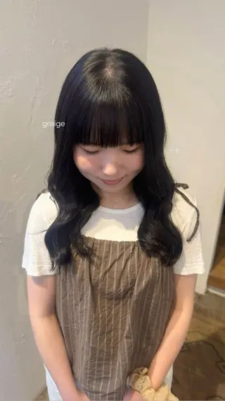 ロング カラー ヘアアレンジ ᵐⁱᵏⁱᵏᵒ /透明感カラーのヘアスタイル