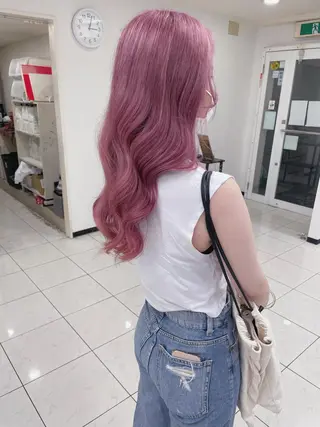 ロング カラー ハイトーンエクステ 🎩カズキ🎩のヘアスタイル