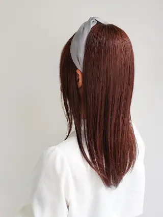 セミロング カラー 美髪⭐︎髪質改善 井上　康司のヘアスタイル