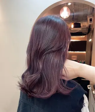 セミロング カラー 韓国レイヤー 船橋 徒歩5分/小川友美のヘアスタイル