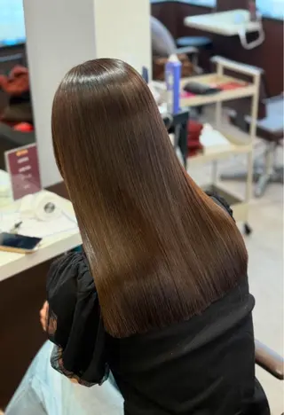 ロング カラー 韓国×髪質改善カラー 💎hinaのヘアスタイル