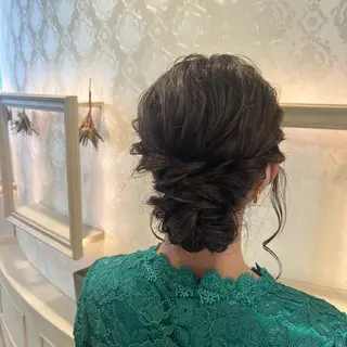 ロング ヘアアレンジ SALOWIN川崎WEST店所属・🌷川崎/アレンジ/ 暖色ボブ/コトネ🌷のヘアスタイル