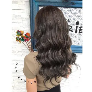 ロング カラー 美容室 ソンリエのヘアスタイル