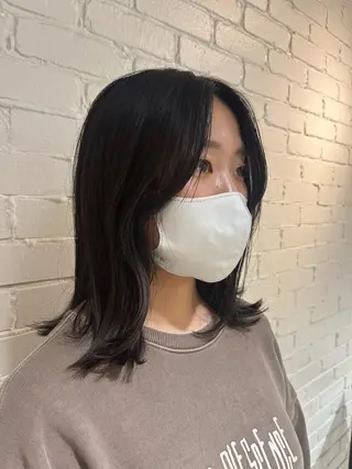 ミディアム カラー vancouncil春日井所属・山岡 春のヘアスタイル