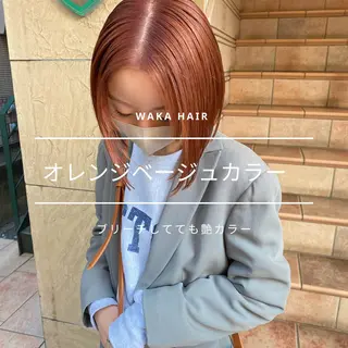 ショート カラー wakana 【ブリーチカラー】のヘアスタイル