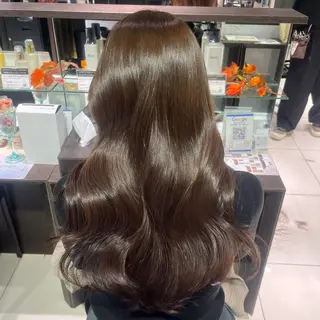 ロング カラー レイヤー×艶髪🤎. 𝜗𝜚hitomiのヘアスタイル